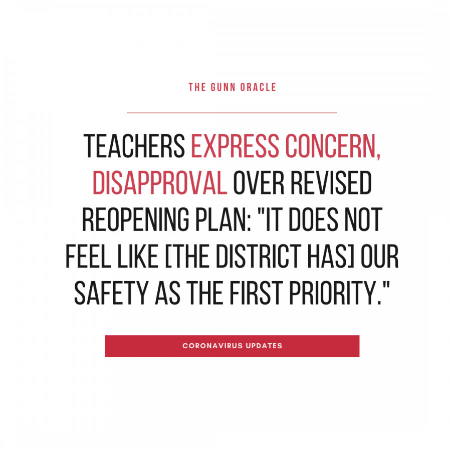 Teachers express concern, disapproval over revised reopening plan: It does not feel like [the district has] our safety as the first priority.
